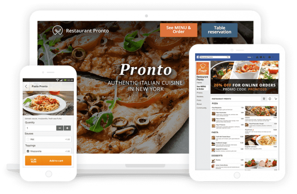 Pronto Menu App